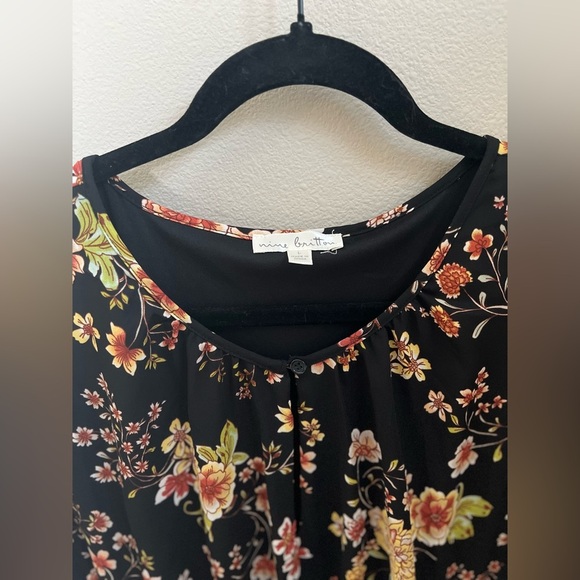 NWOT Nine Britton Floral Mini Dress - Picture 4 of 6